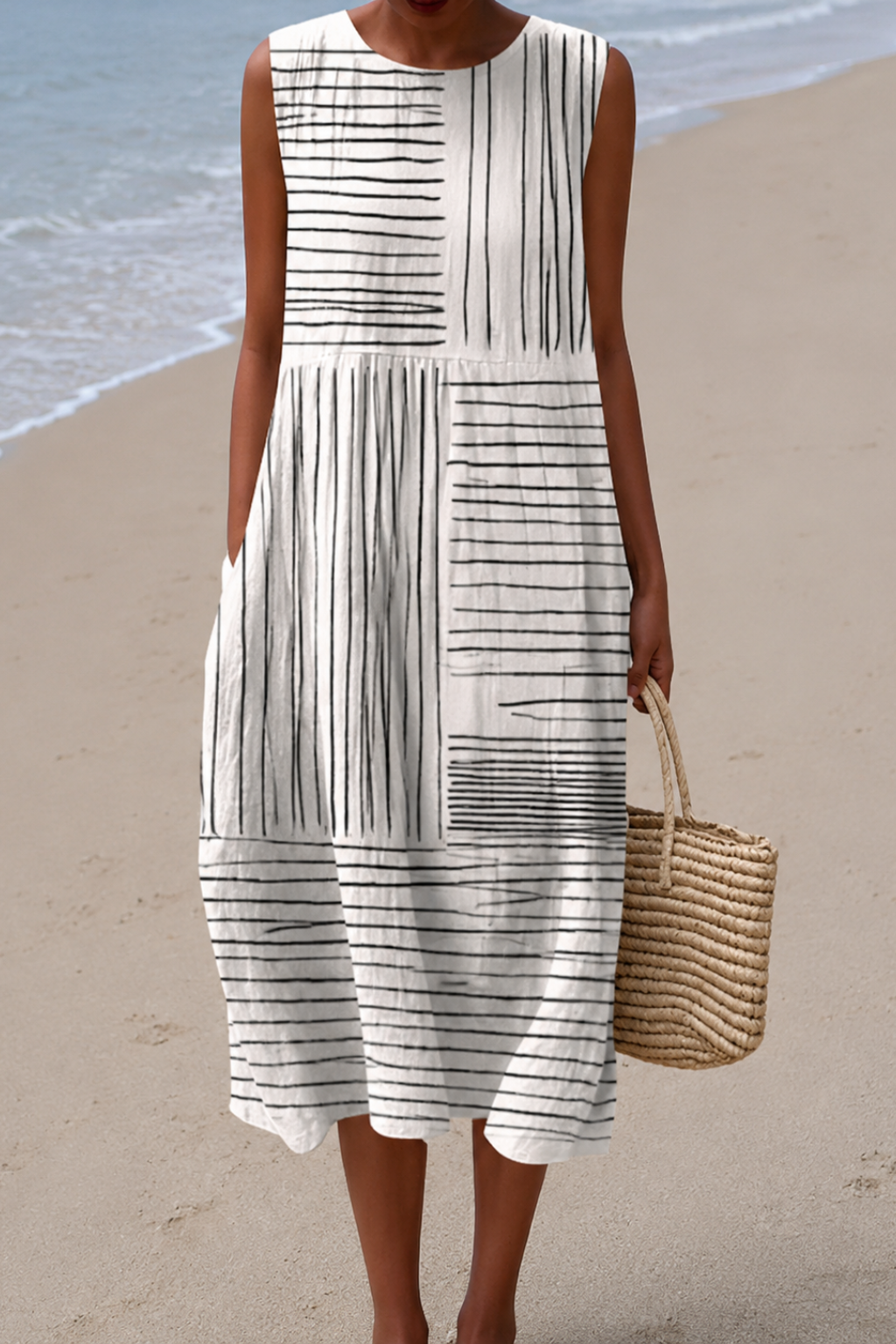 Amara | Vestido Midi Estampado
