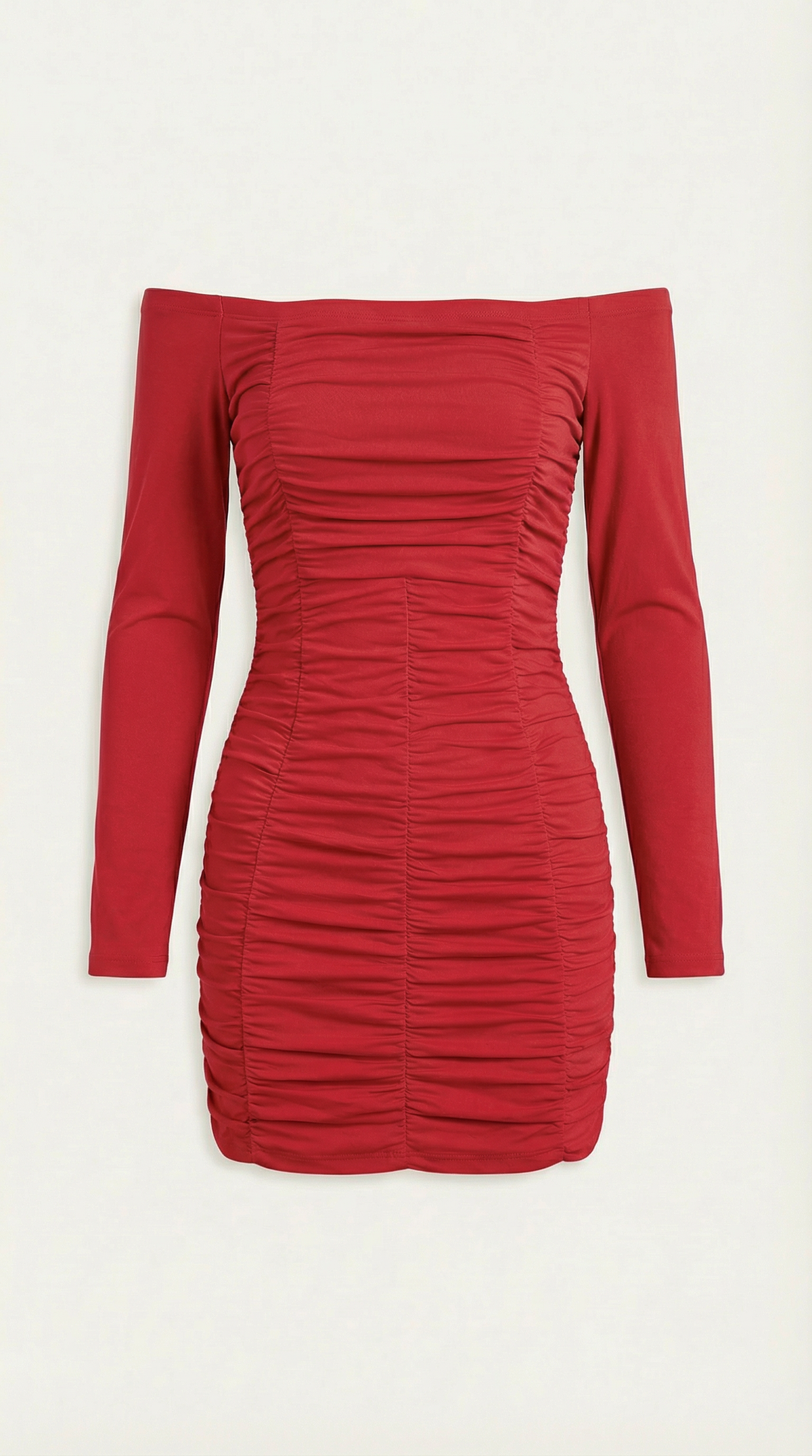 Vestido Mini Ceñido con Escote Bardot