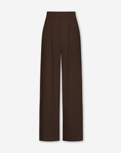 Pantalón color marrón de la marca Most Wanted, estilo casual, con corte recto y diseño moderno.