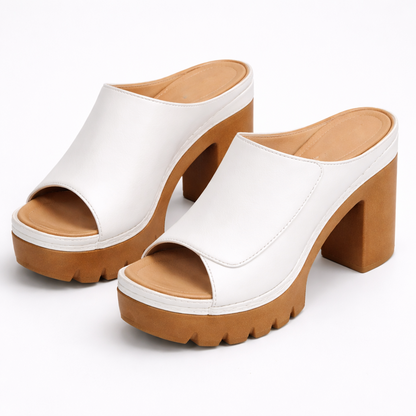 Mireya | Sandalias de Plataforma con Tacón Ancho