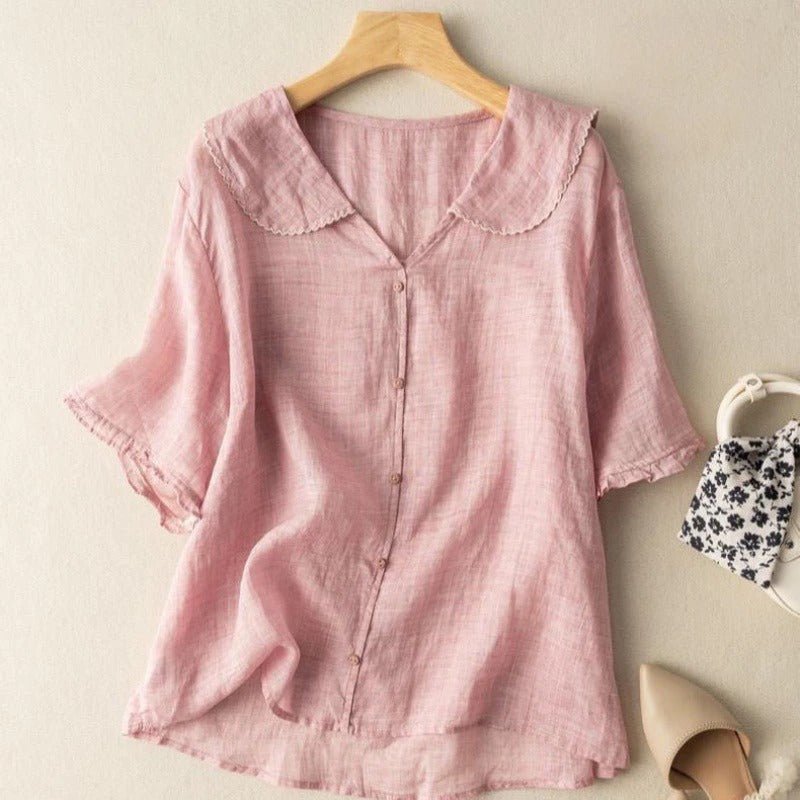 Adela | Blusa Ligera de Estilo Romántico