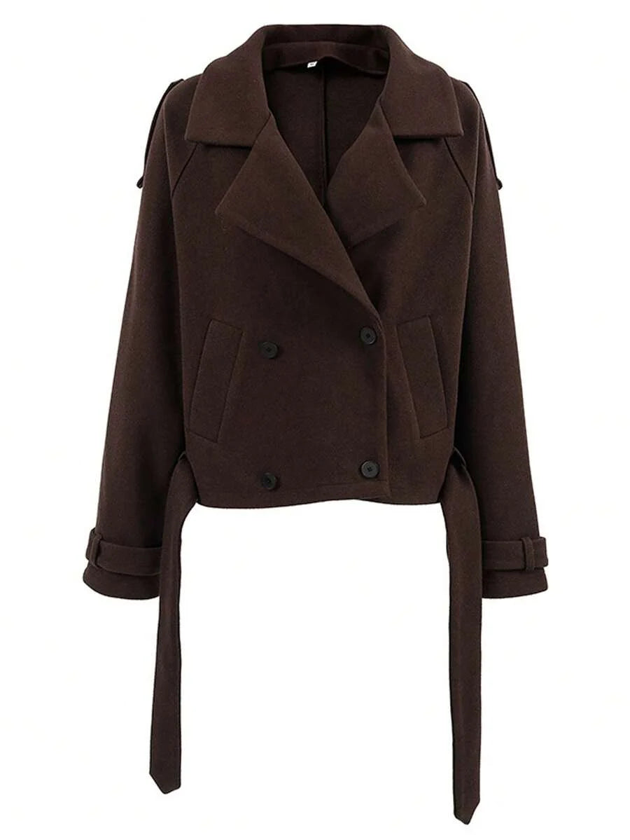 Chaqueta Cruzada de Corte Estructurado