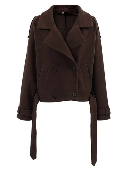 Chaqueta Cruzada de Corte Estructurado