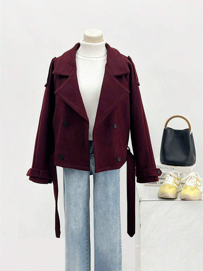 Chaqueta Cruzada de Corte Estructurado