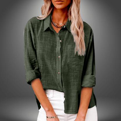 Eva | Blusa de Lino Premium
