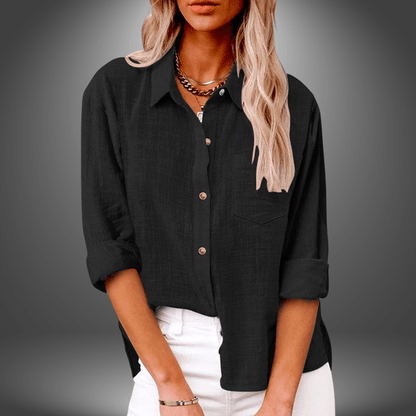 Eva | Blusa de Lino Premium