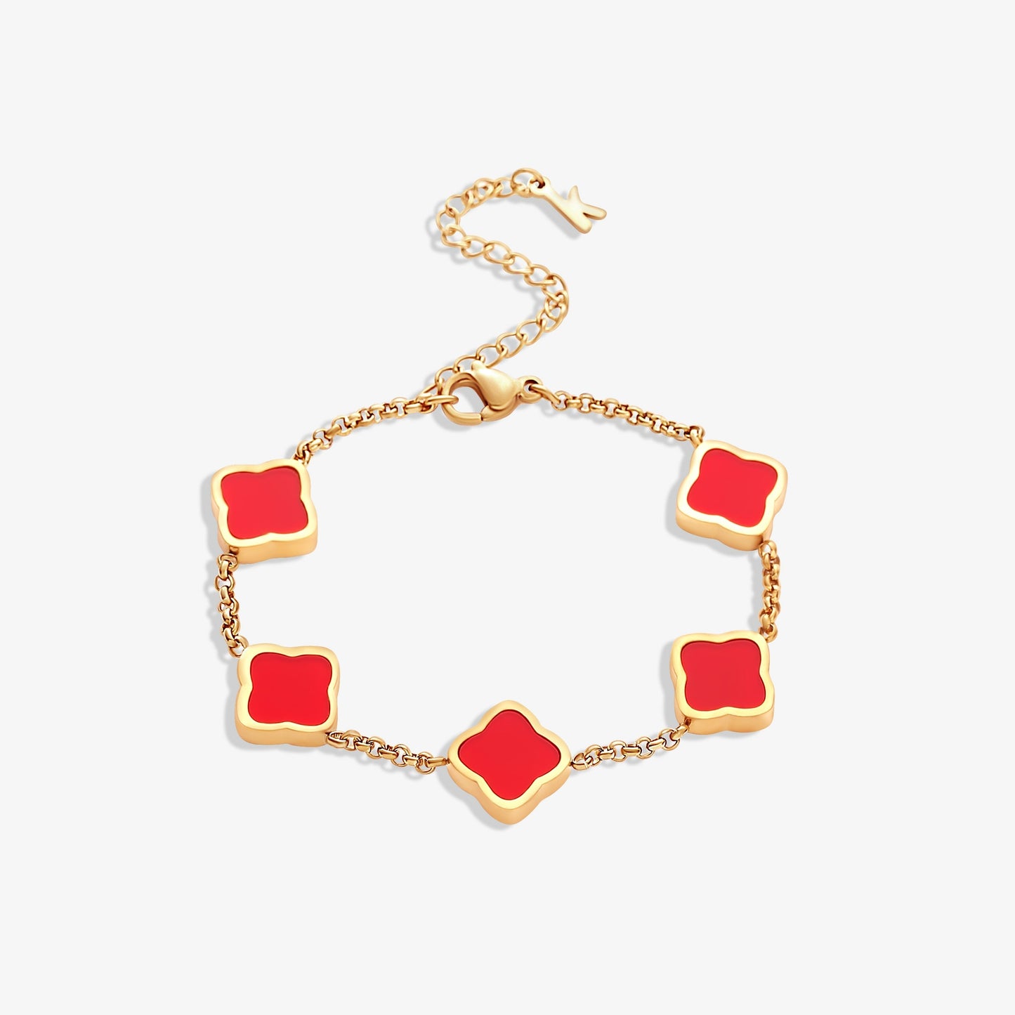 Pulsera trévol de NOA FERRER con diseño elegante y detalles en plata, mostrada en la imagen.
