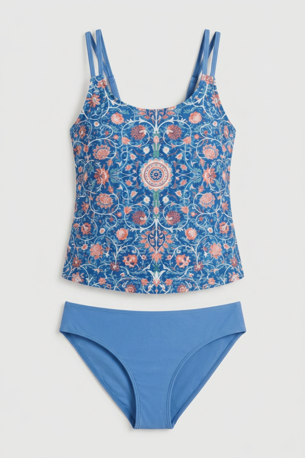 Tankini Elegante de Efecto Moldeador