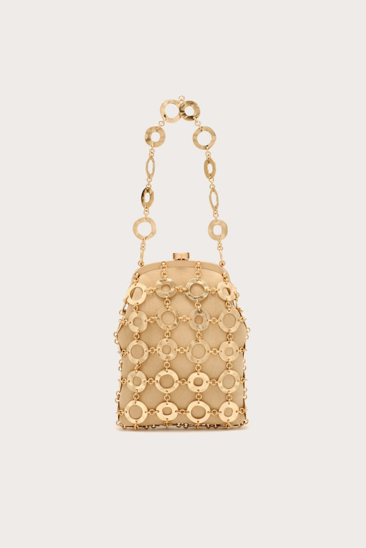 Bolso de muñeca Brielle de CULT GAIA, accesorio de bolsos, con diseño elegante y compacto en colores neutros.