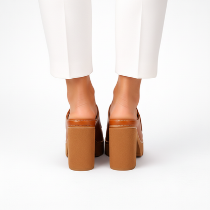 Mireya | Sandalias de Plataforma con Tacón Ancho