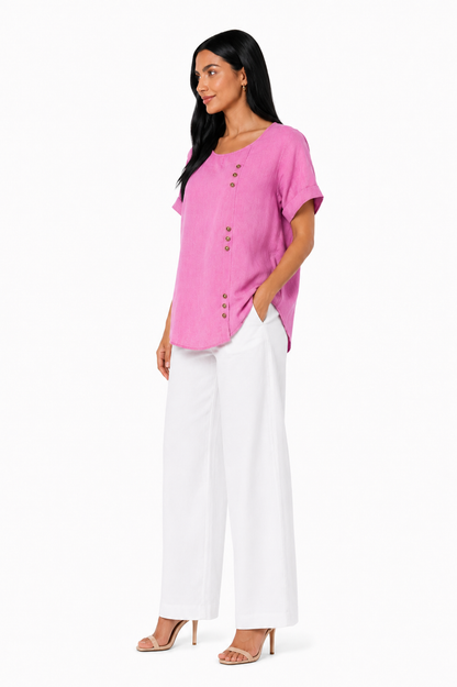 Camisa cómoda y elegante Vera Serrat Estela, con diseño moderno y tejido suave, perfecta para un estilo casual o formal.