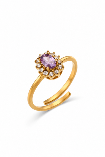 Raquel | Anillo con Circonita