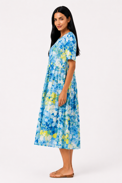 Ana | Vestido midi floral suelto y ligero