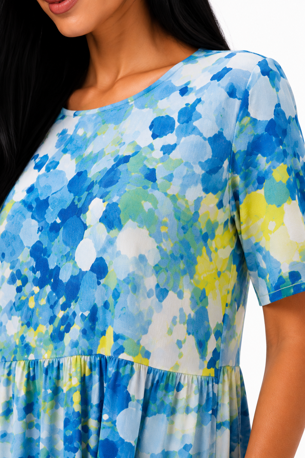Ana | Vestido midi floral suelto y ligero