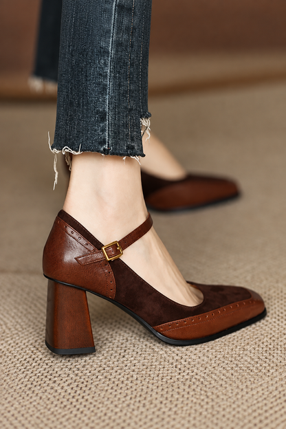 Lucía | Zapatos de Tacón Clásicos con Correa