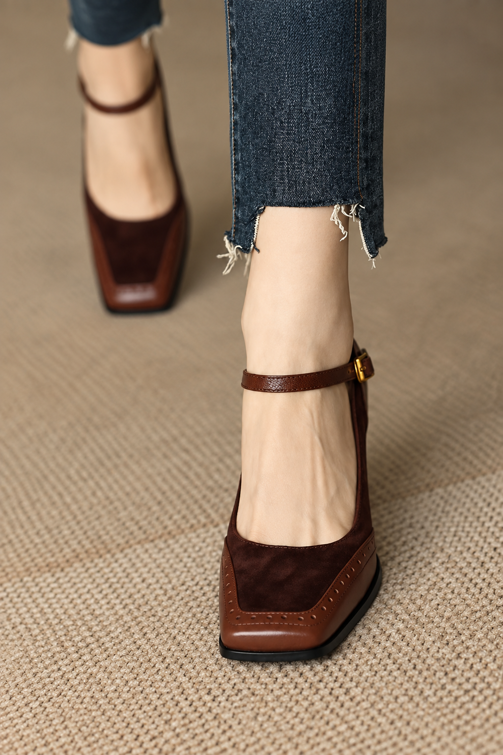 Lucía | Zapatos de Tacón Clásicos con Correa