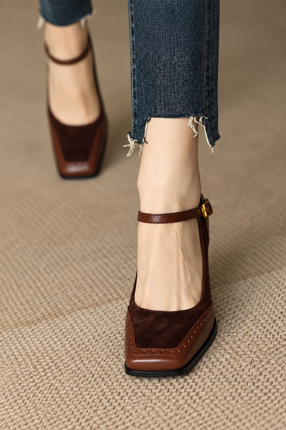 Lucía | Zapatos de Tacón Clásicos con Correa