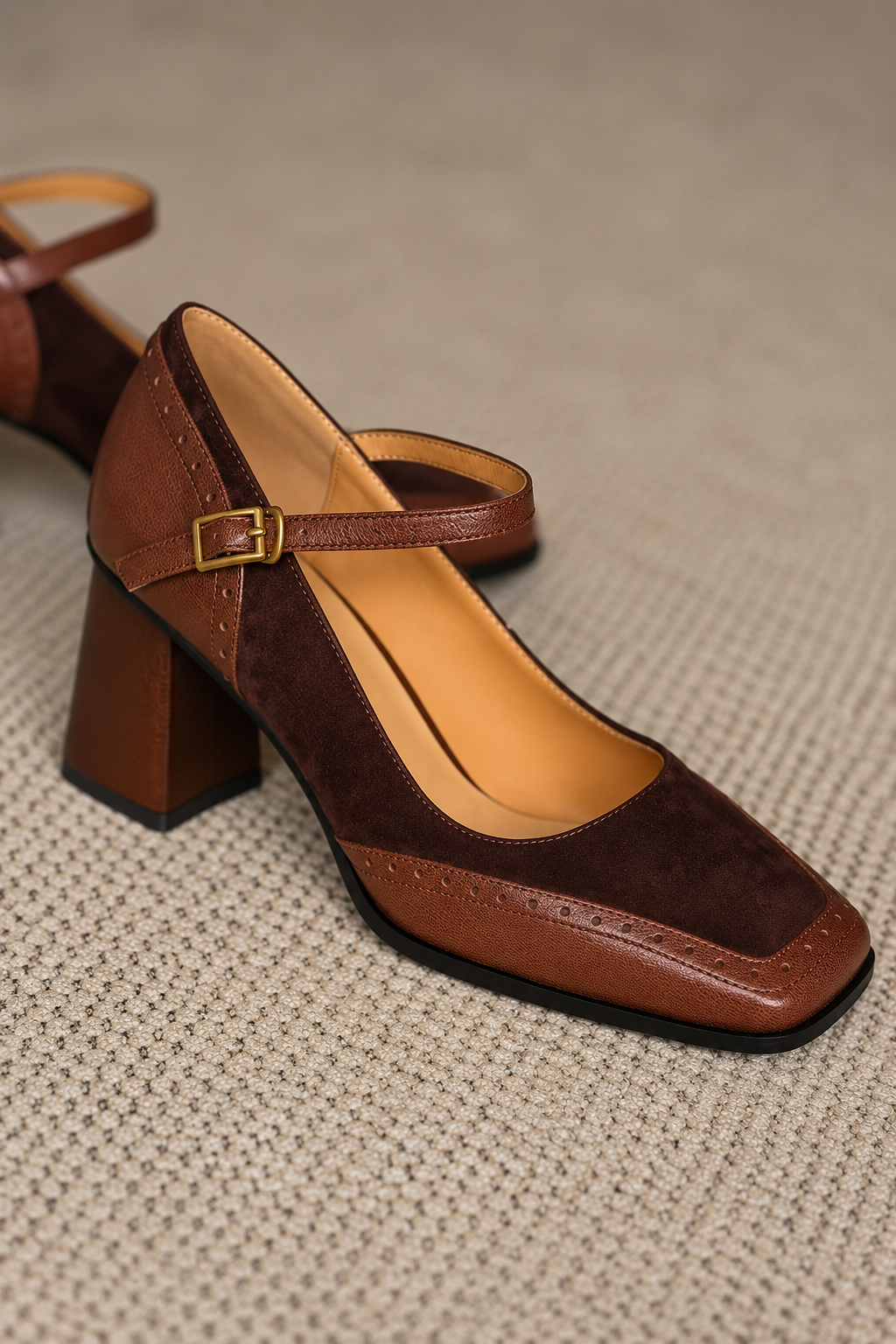 Lucía | Zapatos de Tacón Clásicos con Correa