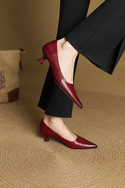 Nuria | Zapatos de Tacón de Punta Elegantes