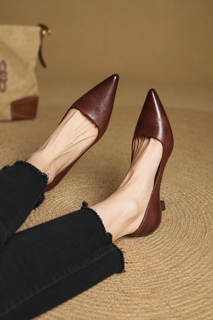 Nuria | Zapatos de Tacón de Punta Elegantes