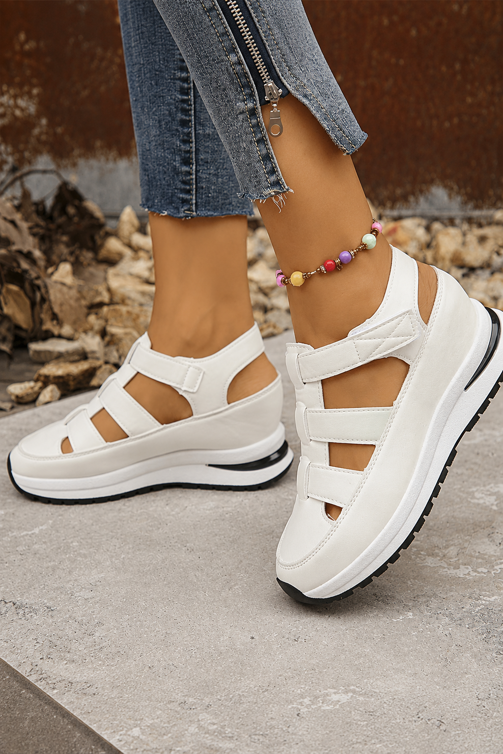 Natalia | Sandalias Deportivas de Puntera Cerrada