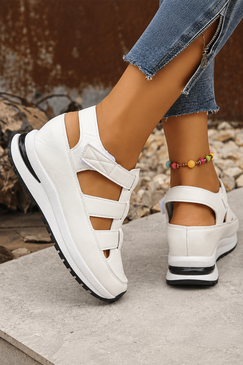 Natalia | Sandalias Deportivas de Puntera Cerrada