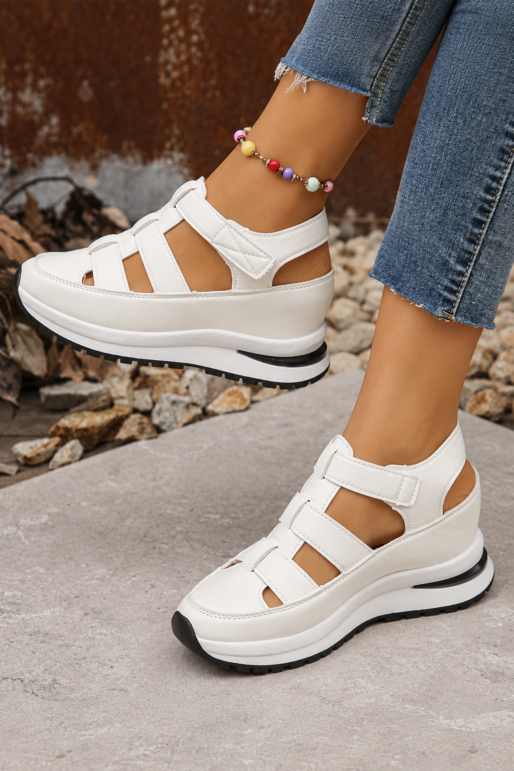 Natalia | Sandalias Deportivas de Puntera Cerrada