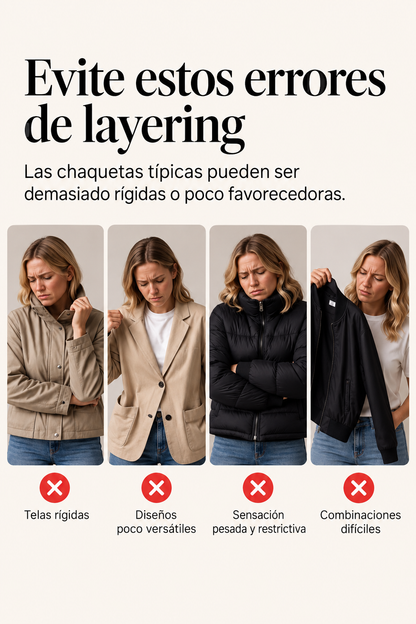 Alba | Camisa de Punto Canalé con Detalles Denim