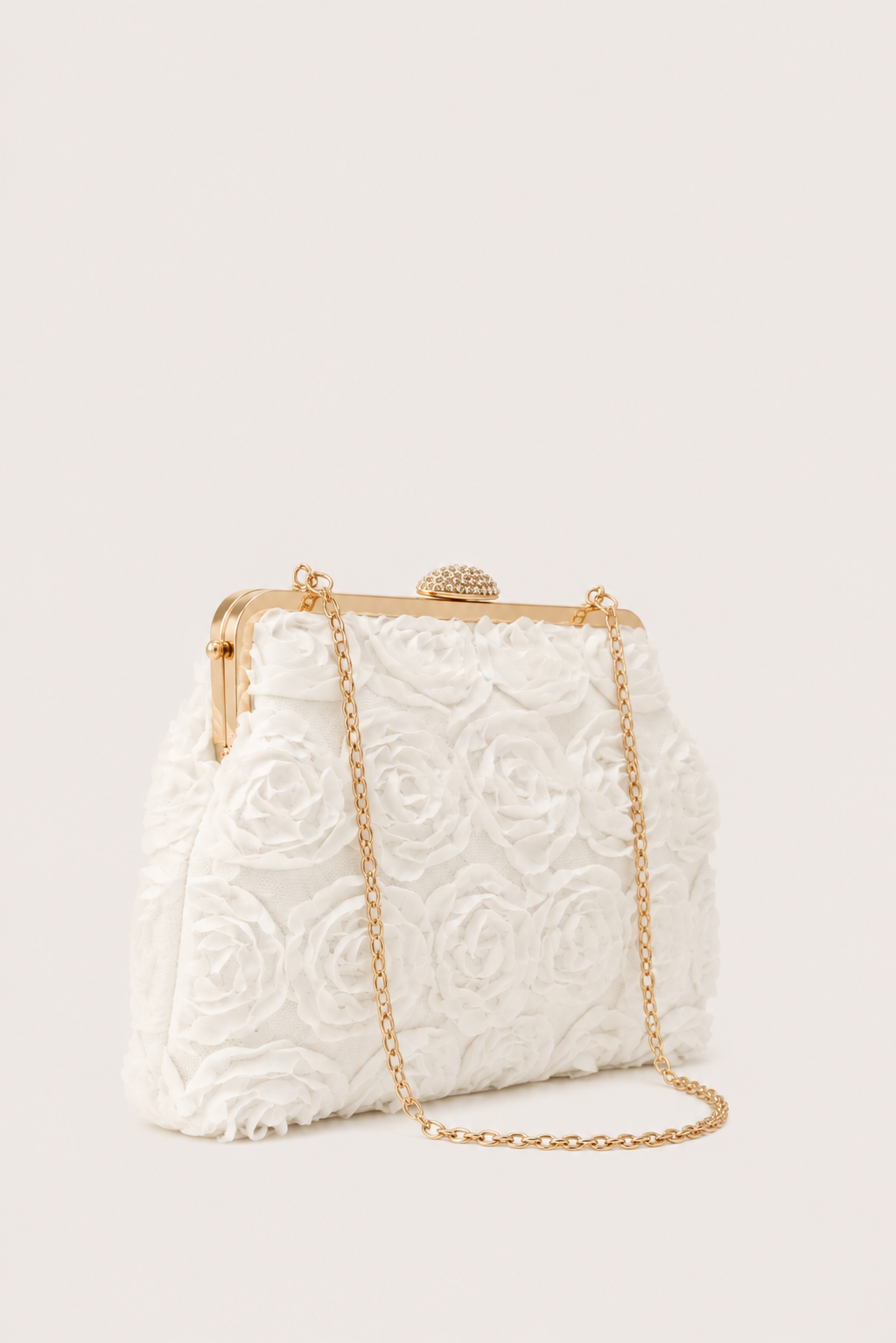 Bolso de mano elegante Vera Serrat Flora, diseño sofisticado y acabado en piel, ideal para eventos formales y ocasiones especiales.