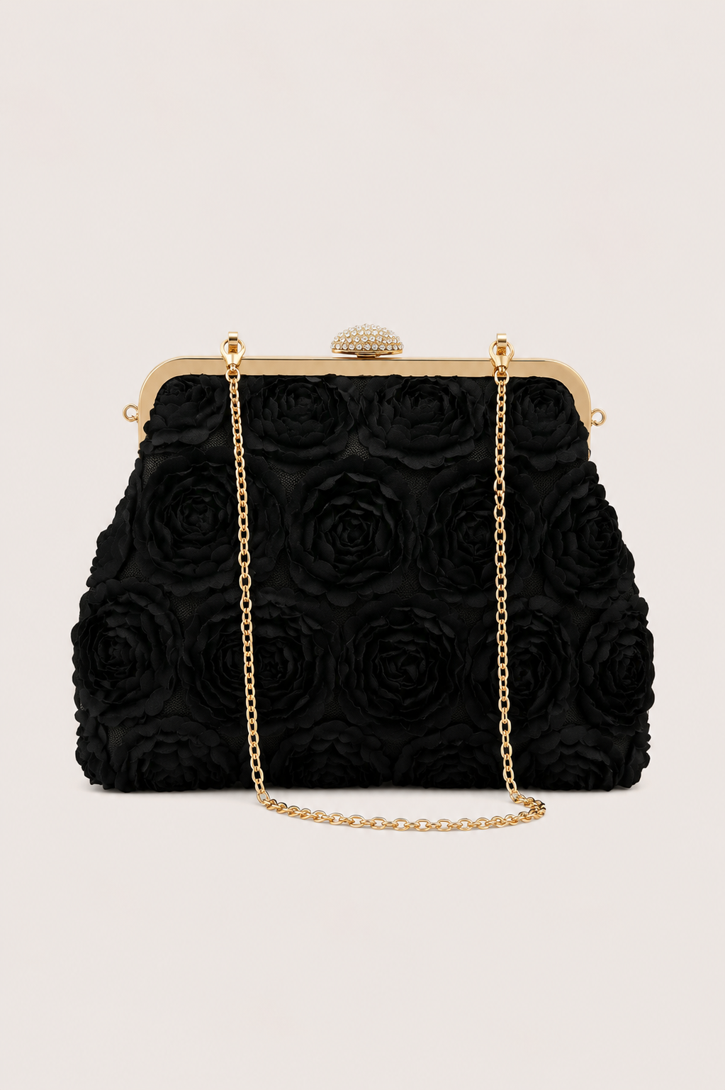 Bolso de mano elegante Vera Serrat Flora con diseño sofisticado y detalles en tonos neutros, ideal para ocasiones especiales.