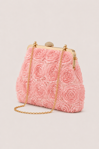 Bolso de mano elegante Vera Serrat Flora, diseño sofisticado con detalles en cuero y acabado de alta calidad.