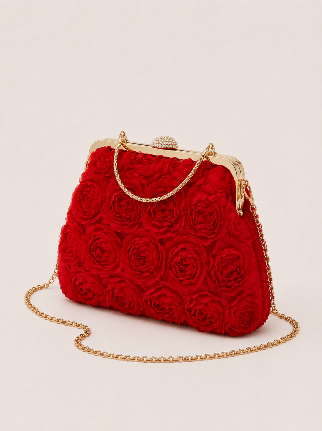 Bolso de mano elegante Vera Serrat Flora, con diseño sofisticado y detalles en cuero en color neutro.