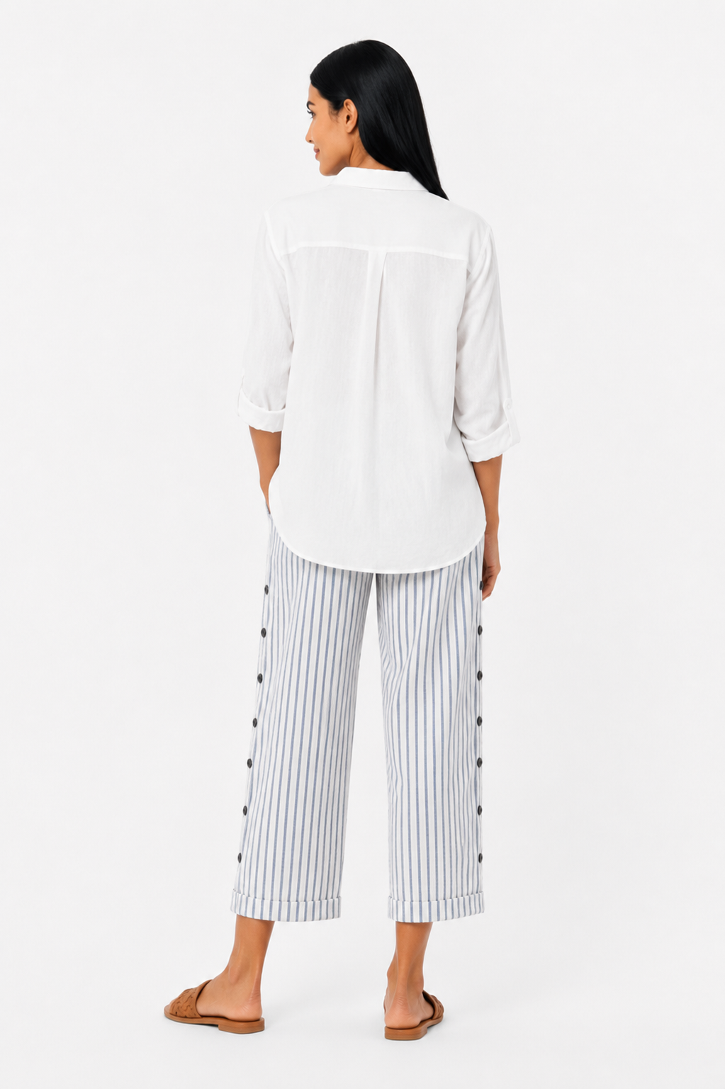 Pantalón Vera Serrat Talia Confort en color neutro, estilo casual y cómodo para mujer.