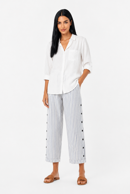 Pantalón confort Talia de Vera Serrat, con diseño cómodo y elegante, en color neutro, visible en la imagen.