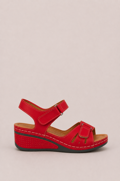 Sandalias ergonómicas de confort Vera Serrat, con diseño ajustado y suela antideslizante, ideales para pies cómodos y saludables.