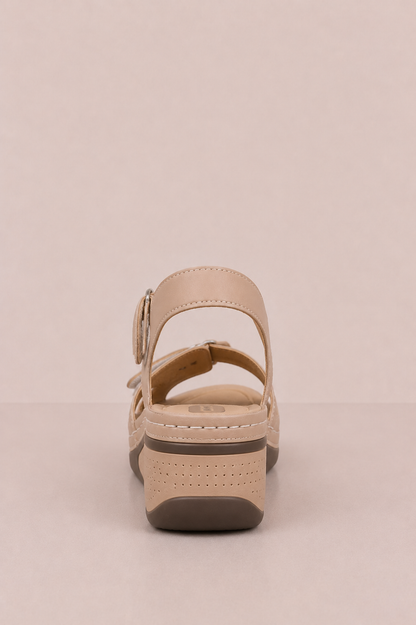 Sandalias ergonómicas de confort Vera Serrat, con suela acolchada y diseño ergonómico, ideales para uso diario y comodidad.
