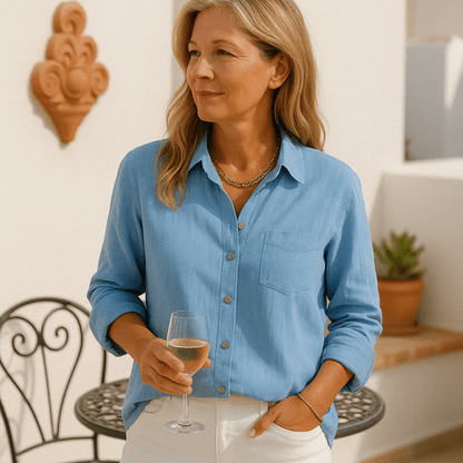 Eva | Blusa de Lino Premium