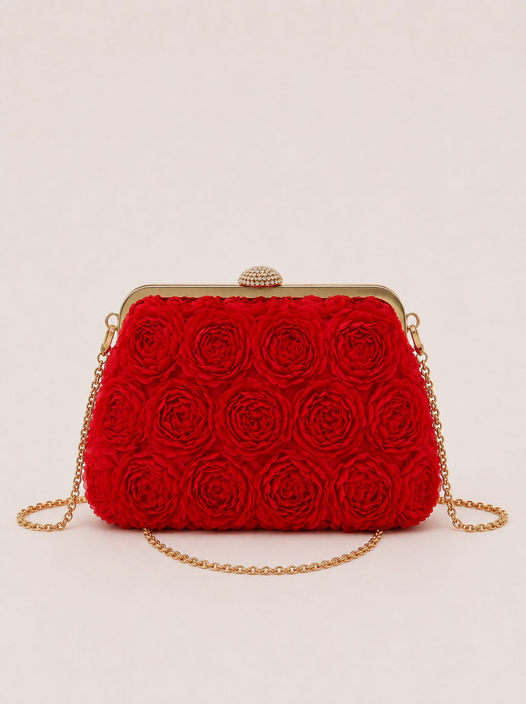 Bolso de mano elegante Vera Serrat Flora en color neutro, con diseño sofisticado y detalles artesanales para ocasiones especiales.