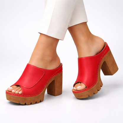 Mireya | Sandalias de Plataforma con Tacón Ancho