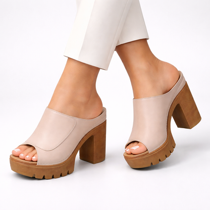 Mireya | Sandalias de Plataforma con Tacón Ancho