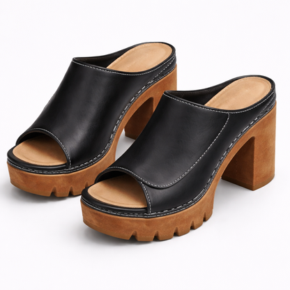 Mireya | Sandalias de Plataforma con Tacón Ancho