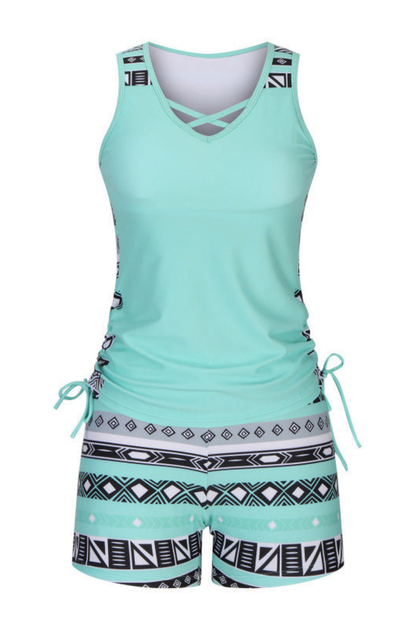 Tankini de Dos Piezas con Short de Cintura Alta - Vera serrat