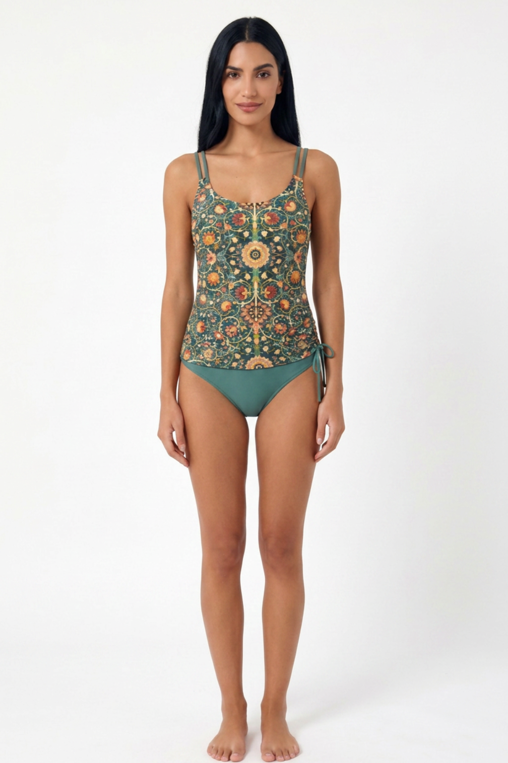 Tankini Elegante de Efecto Moldeador