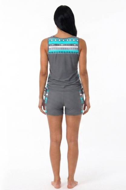 Tankini de Dos Piezas con Short de Cintura Alta - Vera serrat