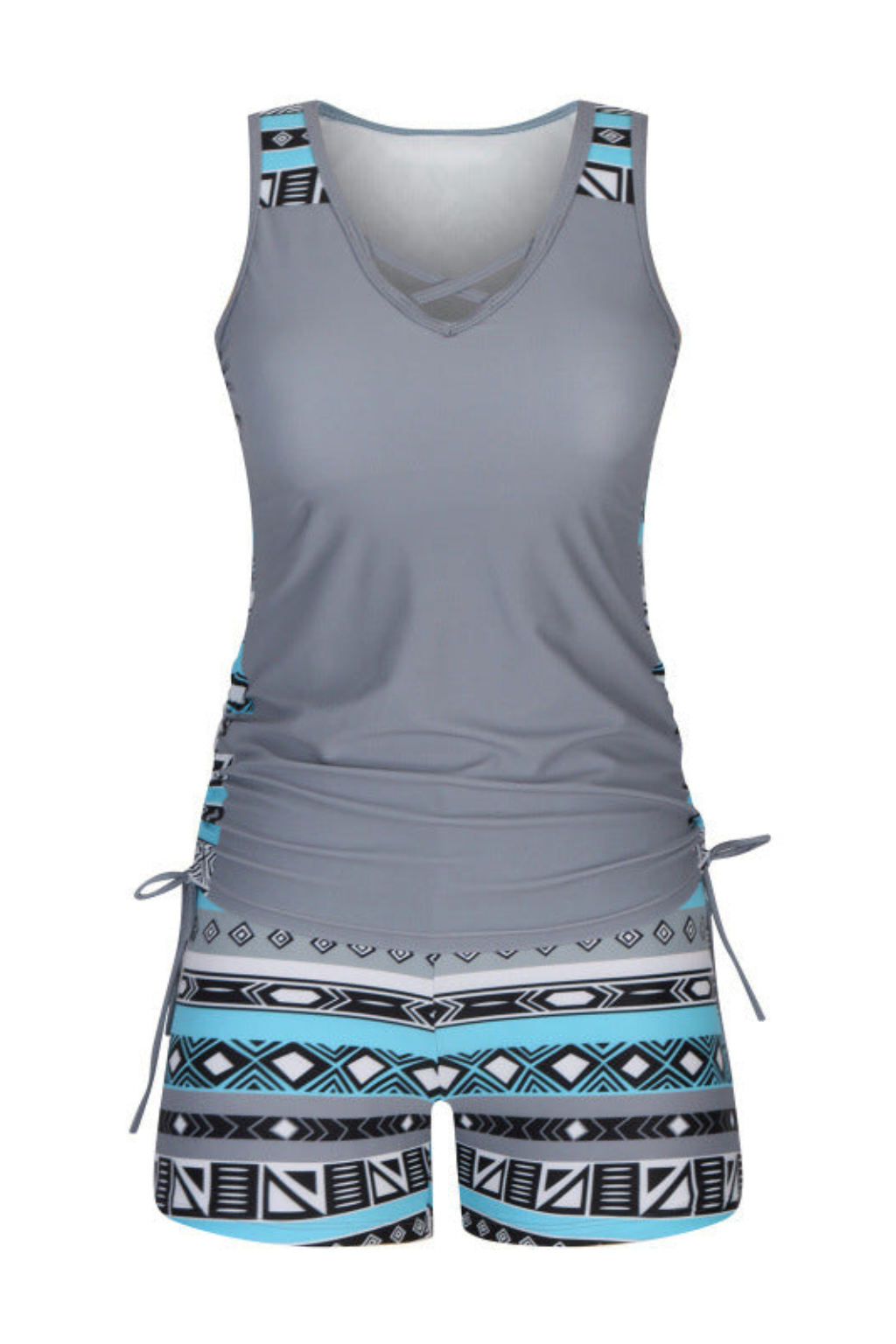 Tankini de Dos Piezas con Short de Cintura Alta - Vera serrat