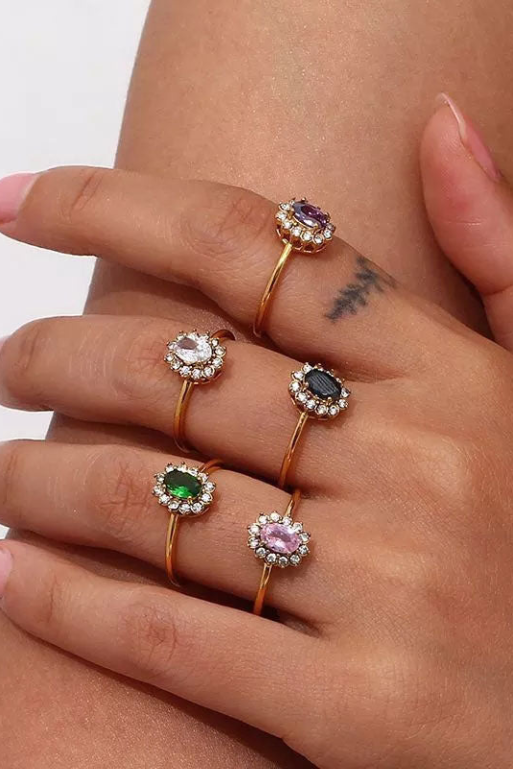 Raquel | Anillo con Circonita