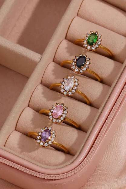 Raquel | Anillo con Circonita