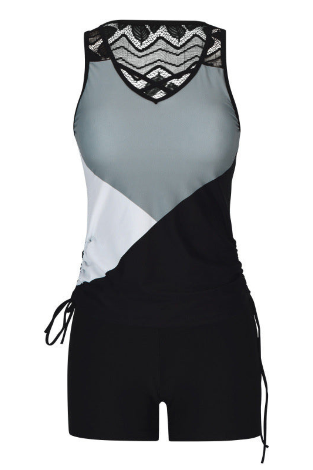 Tankini de Dos Piezas con Short de Cintura Alta - Vera serrat