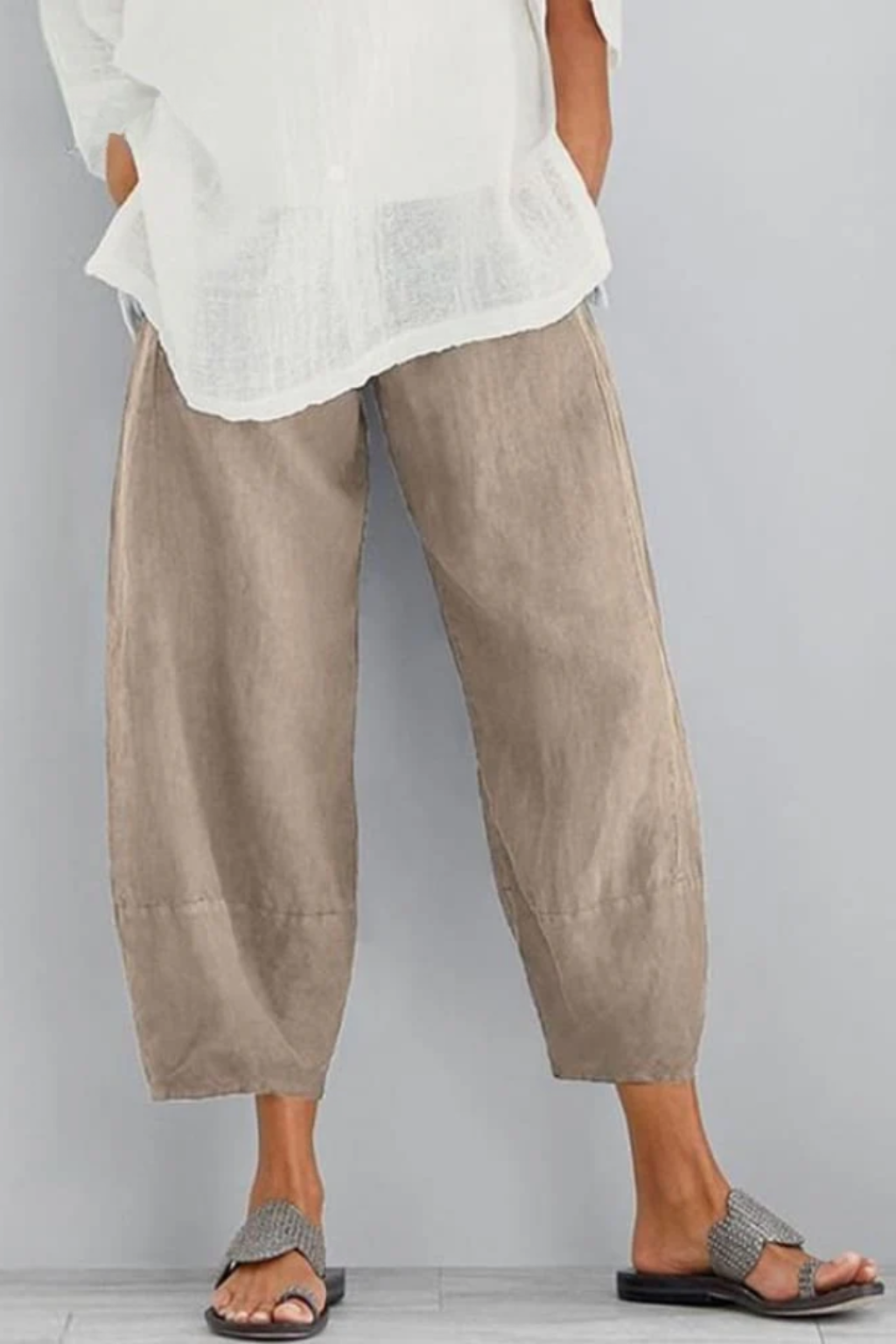 Pantalón Amplio de Corte Relajado