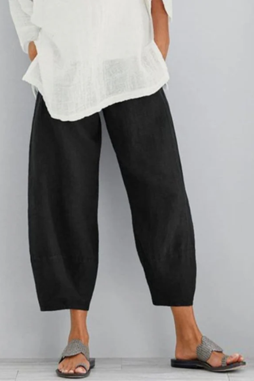 Pantalón Amplio de Corte Relajado